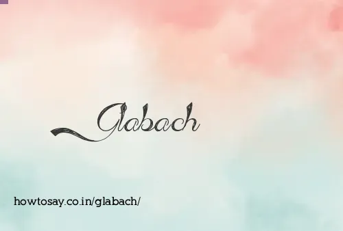 Glabach