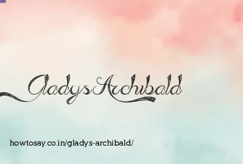 Gladys Archibald