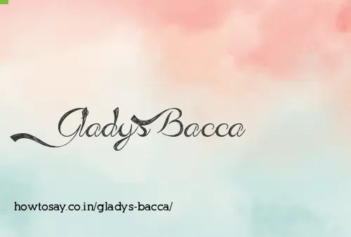 Gladys Bacca