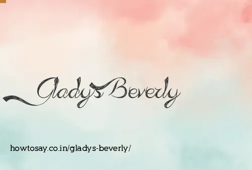 Gladys Beverly