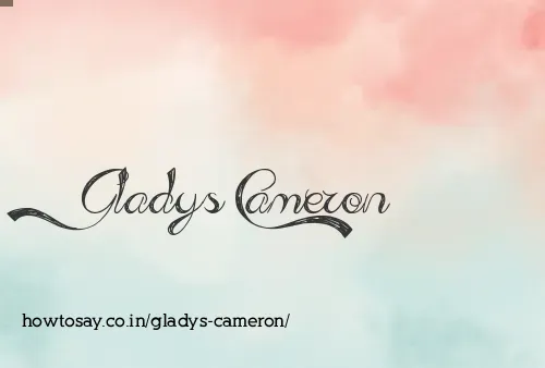 Gladys Cameron