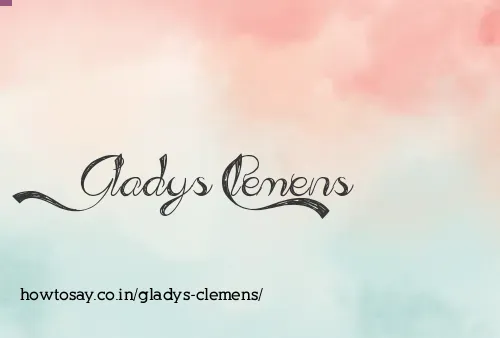 Gladys Clemens