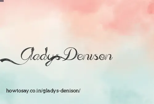 Gladys Denison