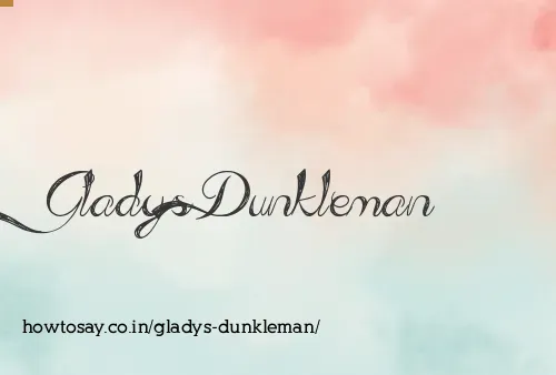 Gladys Dunkleman