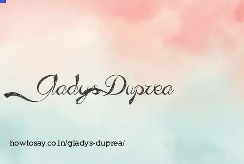 Gladys Duprea