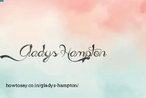 Gladys Hampton