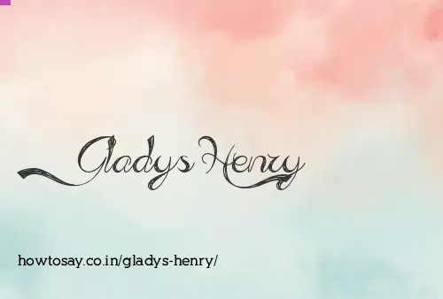 Gladys Henry