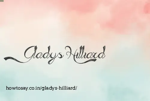 Gladys Hilliard