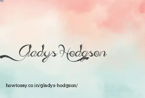 Gladys Hodgson