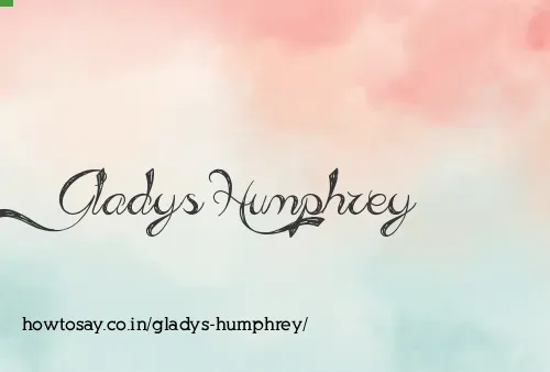 Gladys Humphrey