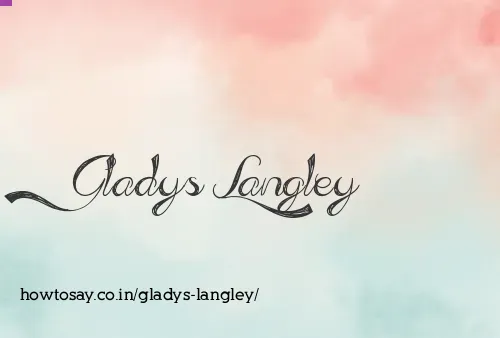 Gladys Langley