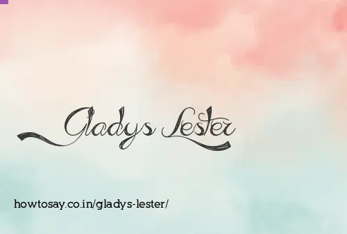 Gladys Lester