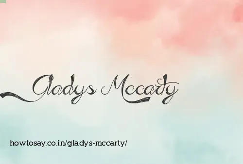 Gladys Mccarty