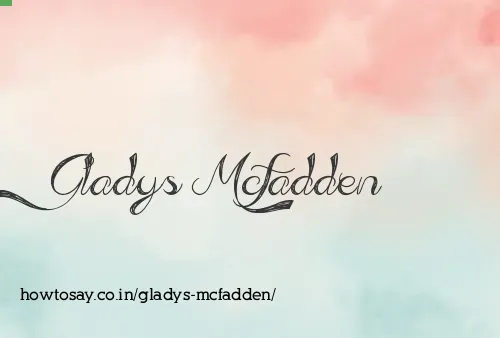 Gladys Mcfadden