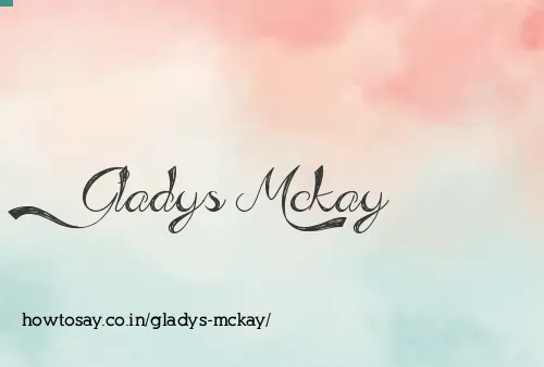 Gladys Mckay