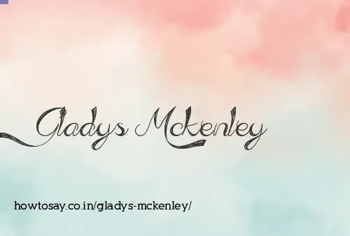 Gladys Mckenley
