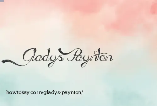 Gladys Paynton