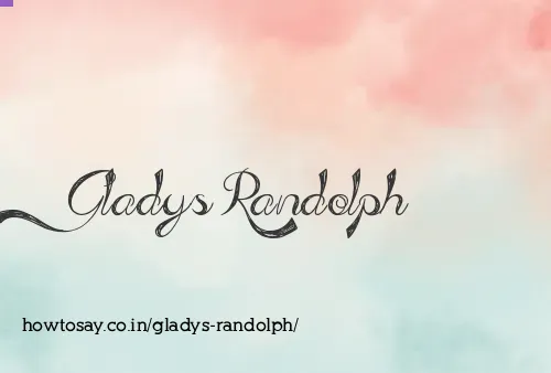 Gladys Randolph