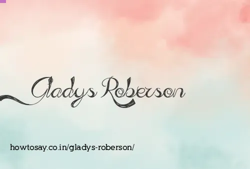Gladys Roberson