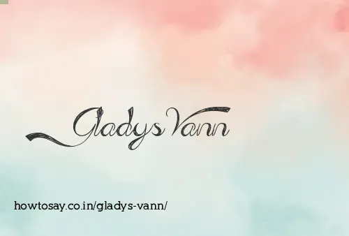 Gladys Vann