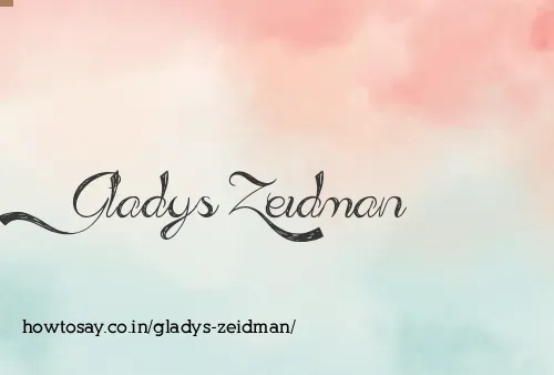 Gladys Zeidman