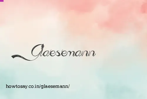 Glaesemann