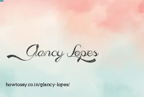 Glancy Lopes