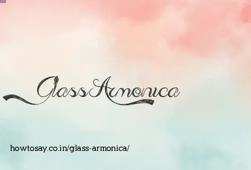 Glass Armonica