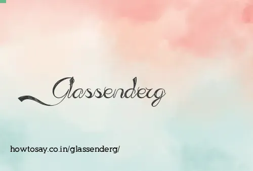 Glassenderg