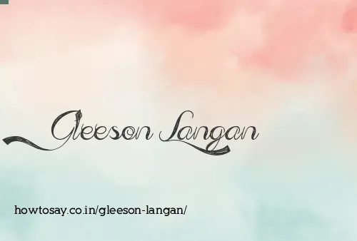 Gleeson Langan