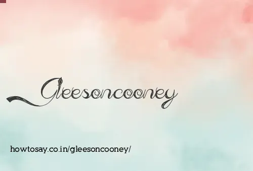 Gleesoncooney