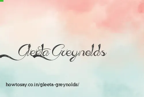 Gleeta Greynolds