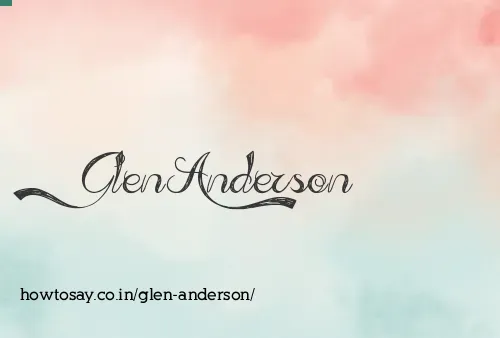 Glen Anderson