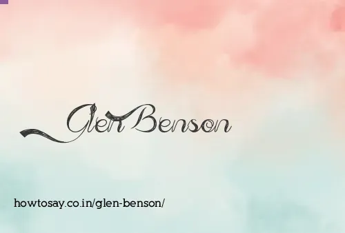Glen Benson