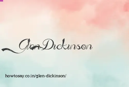 Glen Dickinson