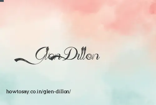 Glen Dillon