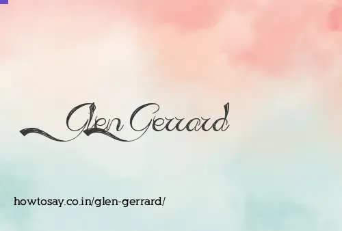 Glen Gerrard