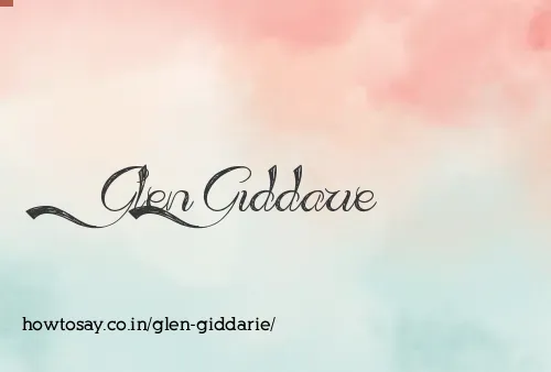 Glen Giddarie