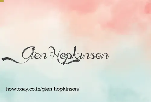 Glen Hopkinson