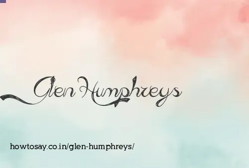 Glen Humphreys