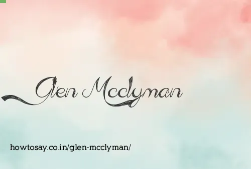 Glen Mcclyman