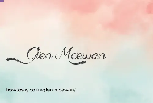 Glen Mcewan