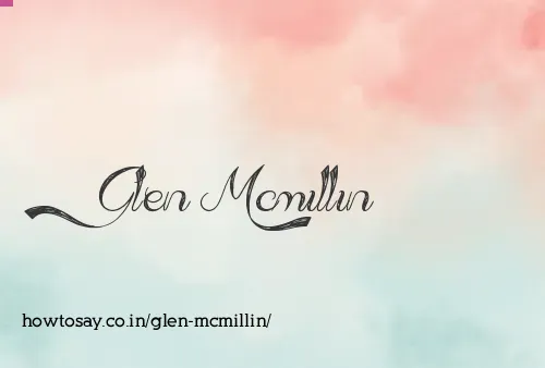 Glen Mcmillin