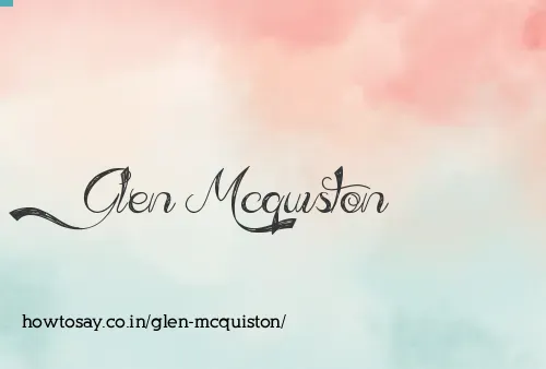 Glen Mcquiston