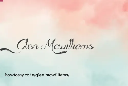Glen Mcwilliams