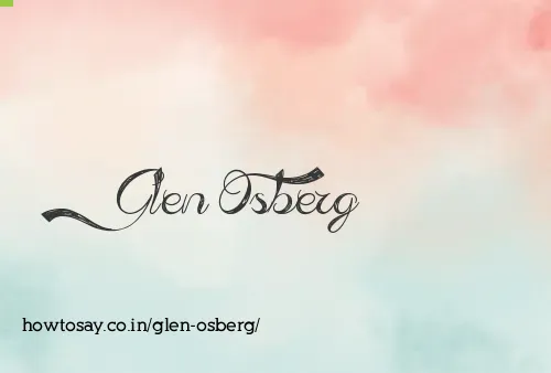 Glen Osberg