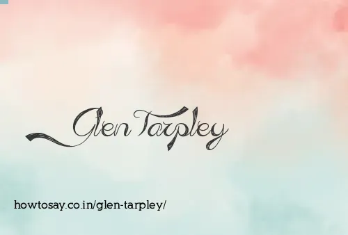 Glen Tarpley