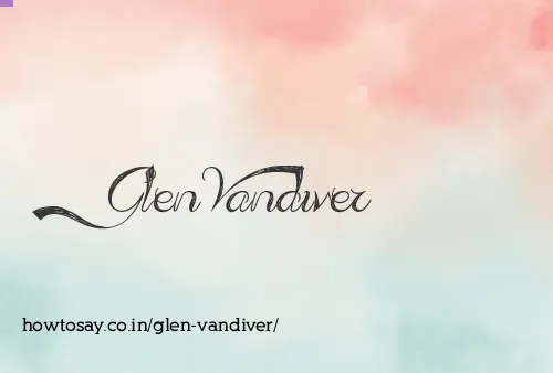Glen Vandiver