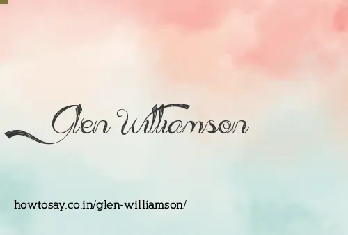 Glen Williamson