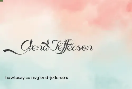 Glend Jefferson